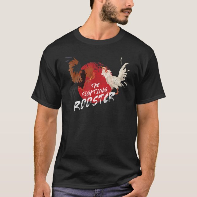 Der Kampfhahn Für Hühner T-Shirt (Vorderseite)