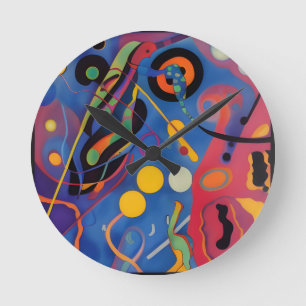 Der Kandinsky-Fehler Runde Wanduhr