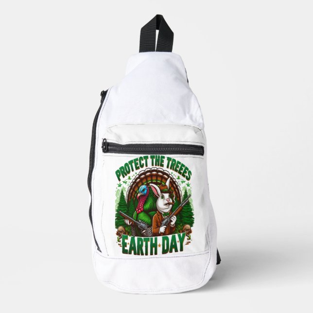 Der Kaninchenschneider Crossbody Bag (Vorderseite)