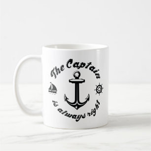 Der Kapitän hat immer recht Kaffeetasse