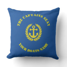 Der Kapitänsitzboots-Ankerentwurf