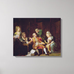 Der kaputte Vertrag Leinwanddruck