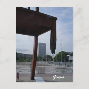 Der kaputte Vorsitz in Genf Postkarte