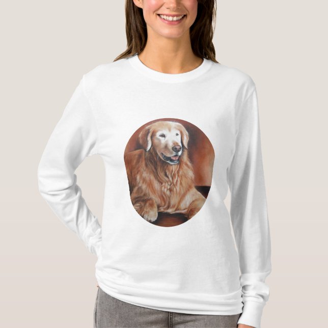 Der Kapuzenpulli der golden retriever-Frauen T-Shirt (Vorderseite)