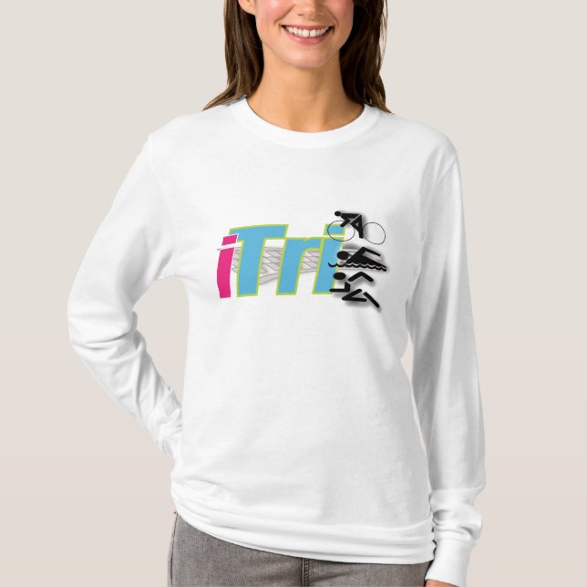 der Kapuzenpulli iTri Frau T-Shirt (Vorderseite)