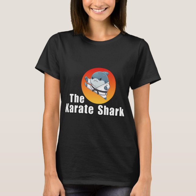 Der Karate-Hai T-Shirt (Vorderseite)