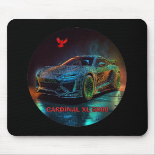 Der Kardinal XL5000 Elite-Sportwagen Mousepad