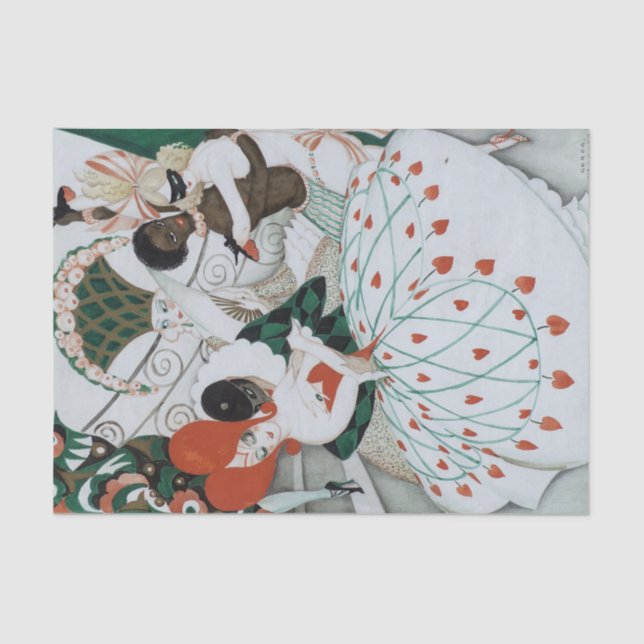 Der Karneval von Gerda Wegener Seidenpapier (Vorderseite)