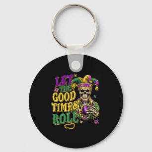 Der Karneval von Roll Mardi Gras gelassen Schlüsselanhänger