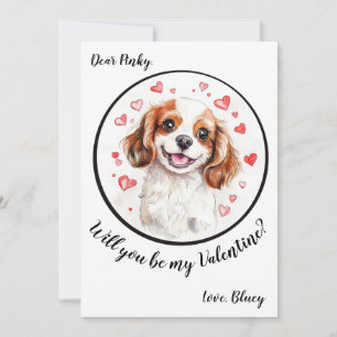 Der Kartenkavalier für den Valentinstag Feiertagskarte
