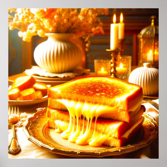 Der Käsehimmel: Das ultimative Komfortniveau Poster (Vorne)