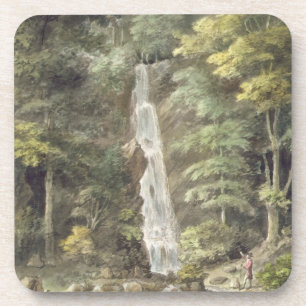 Der Kaskaden-Wasserfall bei Hestercombe arbeitet Getränkeuntersetzer