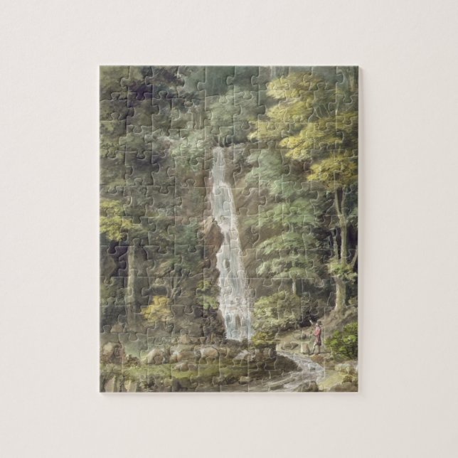 Der Kaskaden-Wasserfall bei Hestercombe arbeitet Puzzle (Vertikal)
