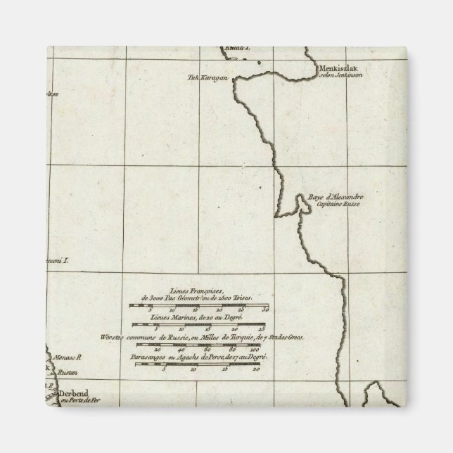 Der Kaspische See Magnet (Vorne)