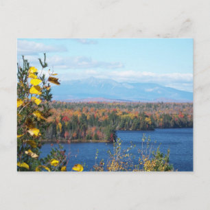 Der Katahdin-Berg im Herbst Postkarte