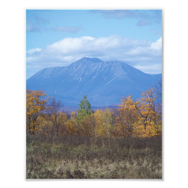 Der Katahdin-Berg von Staceyville 2 Fotodruck (Vorne)