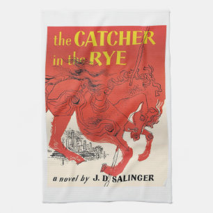 DER KATCHER IM RYE VON J.D. SALINGER GESCHIRRTUCH