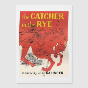DER KATCHER IM RYE VON J.D. SALINGER MAGNETKARTE