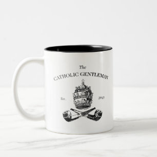 Der katholische Gentleman Zweifarbige Tasse