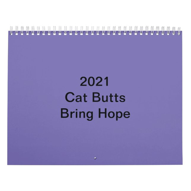 Der Katzen-Hintern-Kalender 2021 Kalender (Titelbild)