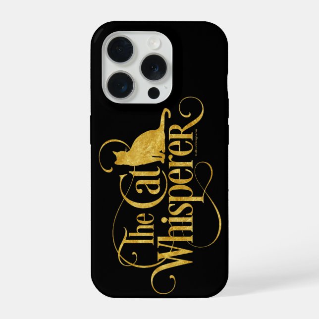 Der Katzenflüsterer iPhone Hülle (Rückseite)