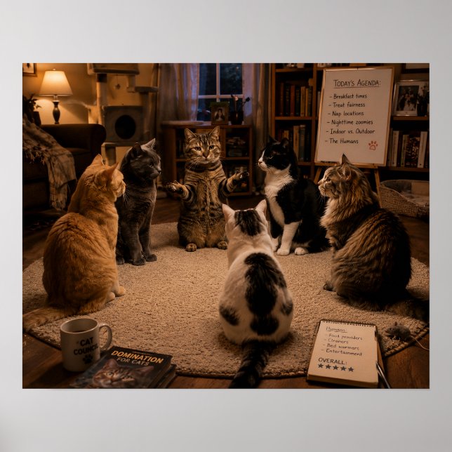 Der Katzensenat-Sitzung Poster (Vorne)