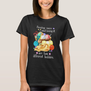 Der Kauf und die Verwendung von Garnen sind zwei v T-Shirt