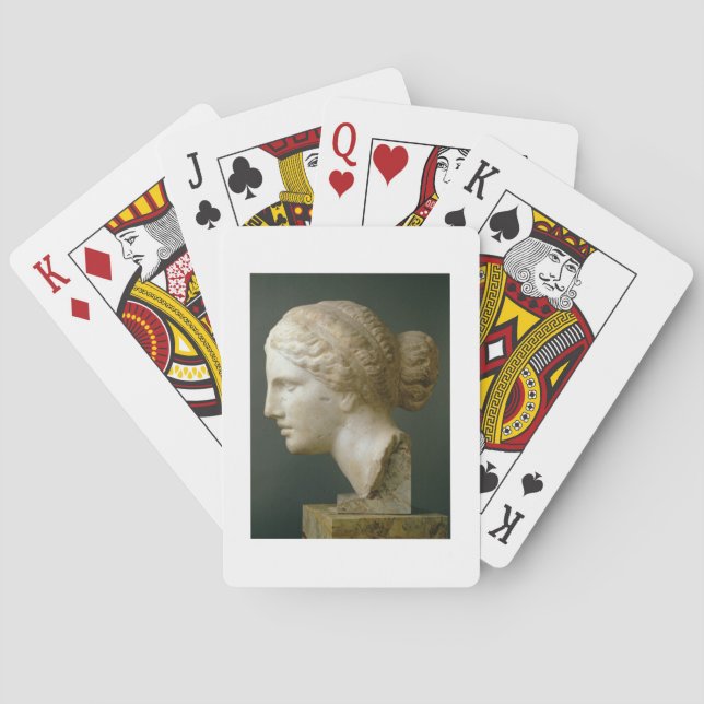 Der Kauffmann Kopf, römisch (Marmor) Spielkarten (Rückseite)