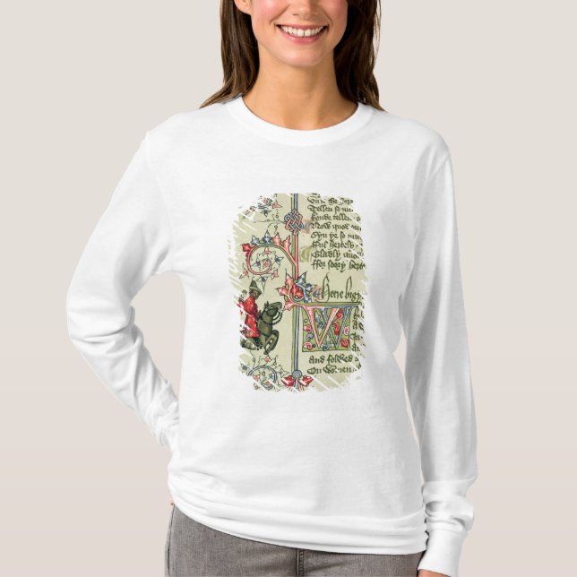 Der Kaufmann, Faksimiledetail von T-Shirt (Vorderseite)