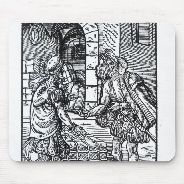 Der Kaufmann, veröffentlicht von Hartman Schopper Mousepad (Vorne)