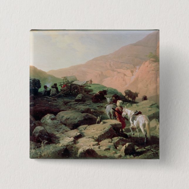 Der Kaukasus, 1872 Button (Vorderseite)