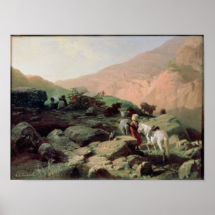 Der Kaukasus, 1872 Poster