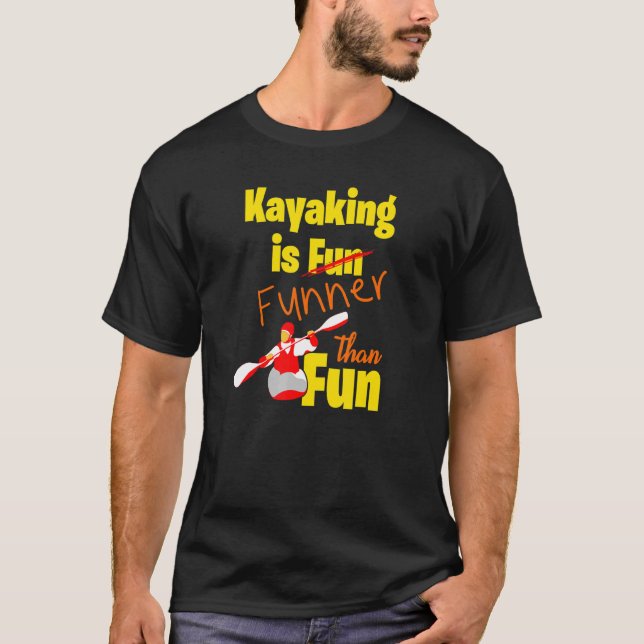 Der Kayaksee ist fein als das Fun Boat T-Shirt (Vorderseite)