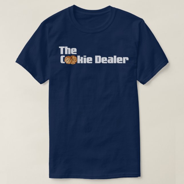 Der Kekshändler lustige süße Kekse Bäckerei T-Shirt (Design vorne)