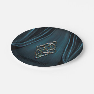 Der keltische Knoten Pappteller