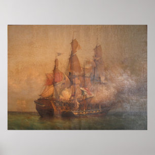 Der Kent gegen Surcouf Poster