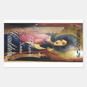 Der Kessel-Aufkleber Rechteckiger Aufkleber