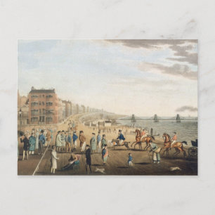 Der Kettensteg in Brighton mit Zeichen (Etchin Postkarte