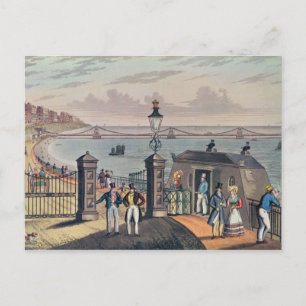 Der Kettensteg vorne bei Brighton Postkarte