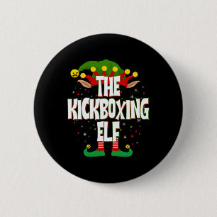 Der Kickbox-Elfen-Weihnachts Button