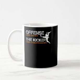 Der Kicker gewinnt Meisterschaften Football 805 Kaffeetasse