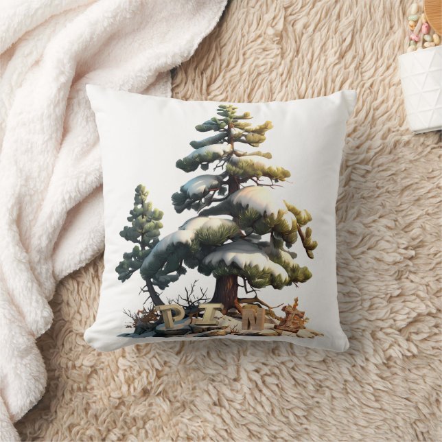 Der Kiefernbaum  Kissen (Decke)