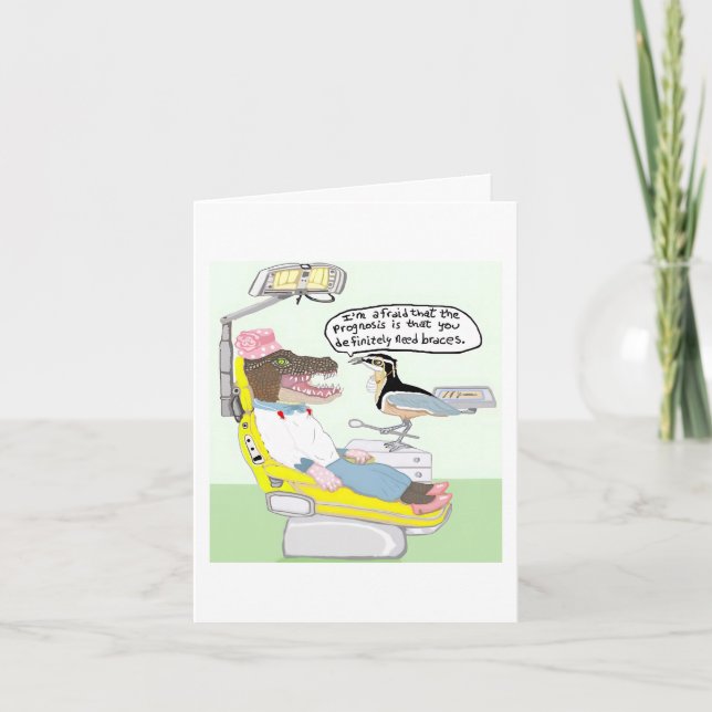 Der Kieferorthopäde Dankeskarte (Vorderseite)