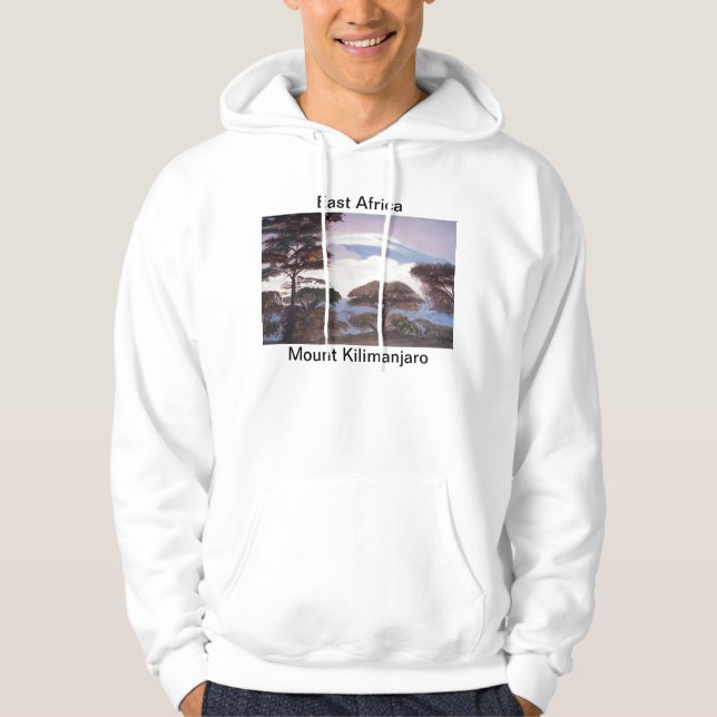 Der Kilimandscharo-Shirt Hoodie (Vorderseite)