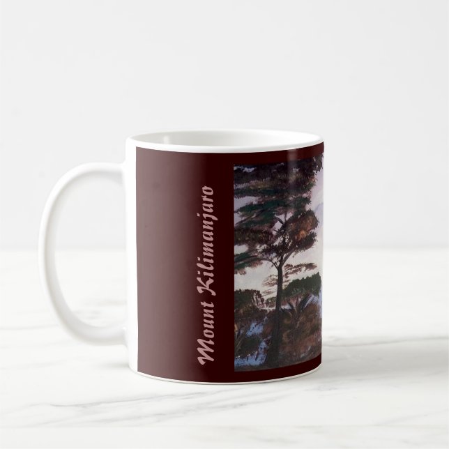Der Kilimandscharo-Tasse Tasse (Links)