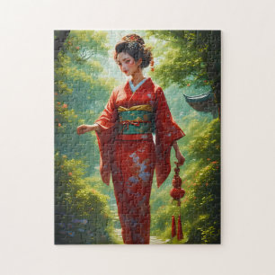 Der Kimono-Spaziergang Puzzle