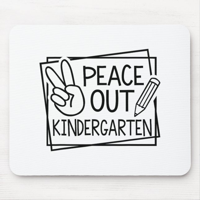 Der Kindergarten am letzten Schultag Mousepad (Vorne)