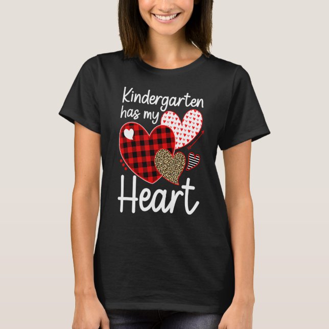 Der Kindergarten hat Karierten T-Shirt (Vorderseite)