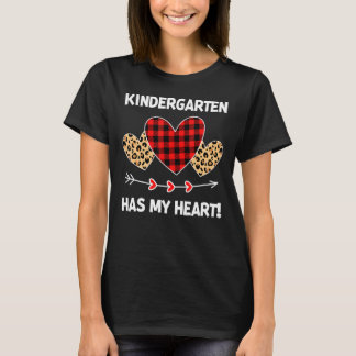 Der Kindergarten hat mein Herz Leopard Buffalo Kar T-Shirt