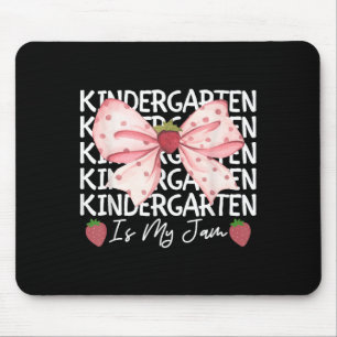 Der Kindergarten ist meine Marmelade Erdbeere zurü Mousepad